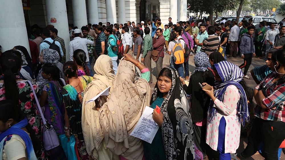 India demonetisation [Showkat Shafi / Al Jazeera]