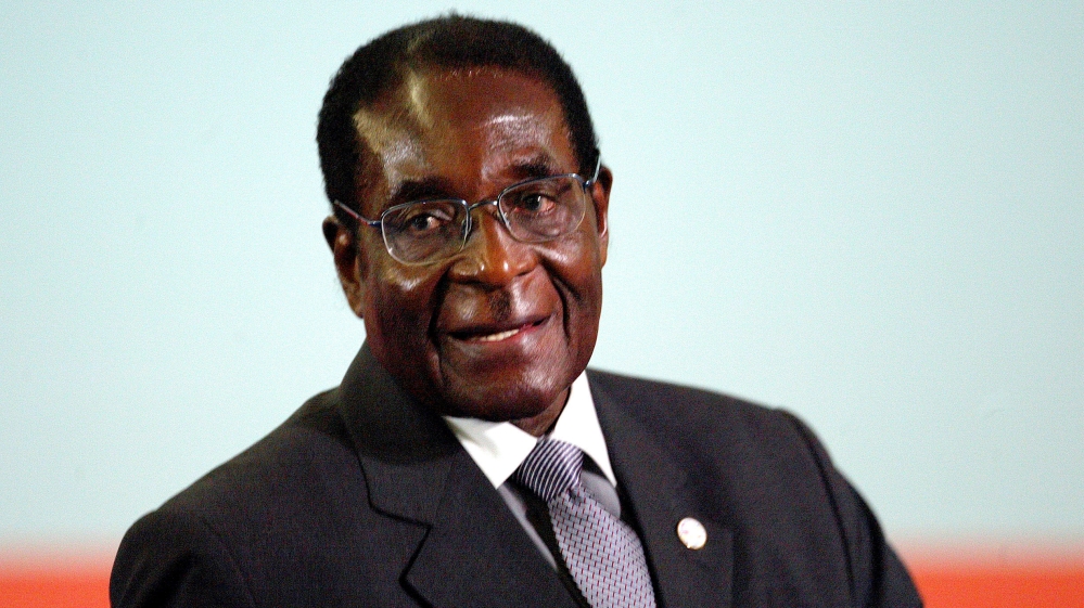 FILE PHOTO - File photo of Zimbabwe''s President Robert Mugabe seen upon his arrival at the Franco-African summit in Paris