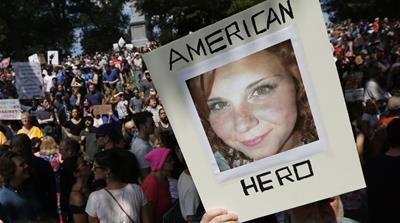 Heather Heyer, 32, was killed on August 12, 2017 [Michael Dwyer/AP Photo] Heather Heyer, 32, was killed on August 12, 2017 [Michael Dwyer/AP Photo] 