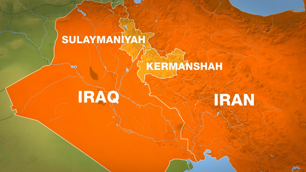 The quake hit close to Halabjah, southeast of Sulaymaniyah [Al Jazeera]