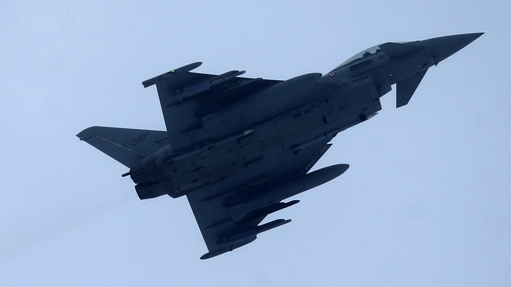 The Eurofighter Typhoon [Mindaugas Kulbis/AP]
