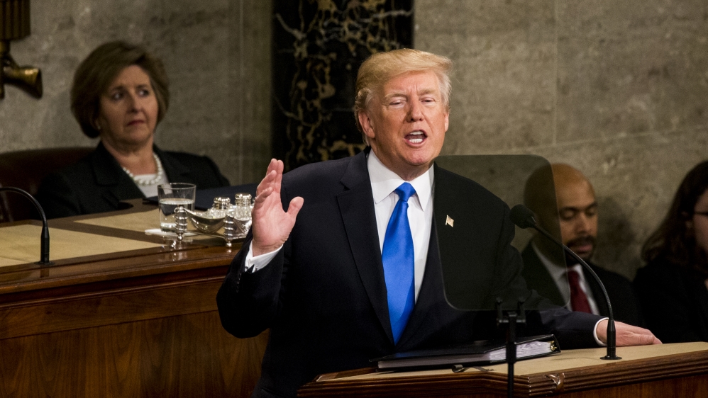 President Trump''s First State of the Union Address - Anadolu