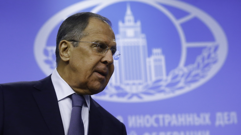Russian Foreign Minister Sergey Lavrov