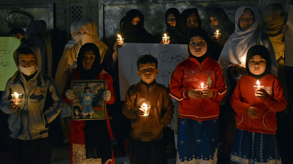 Police have questioned more than 220 people, but the girl's killer remains on the loose [Naseer Ahmed/Reuters]