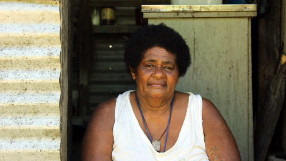 Marica Bulimaitoga, 65, initially resisted the move to a cyclone-proof house [Loes Witschge/Al Jazeera]