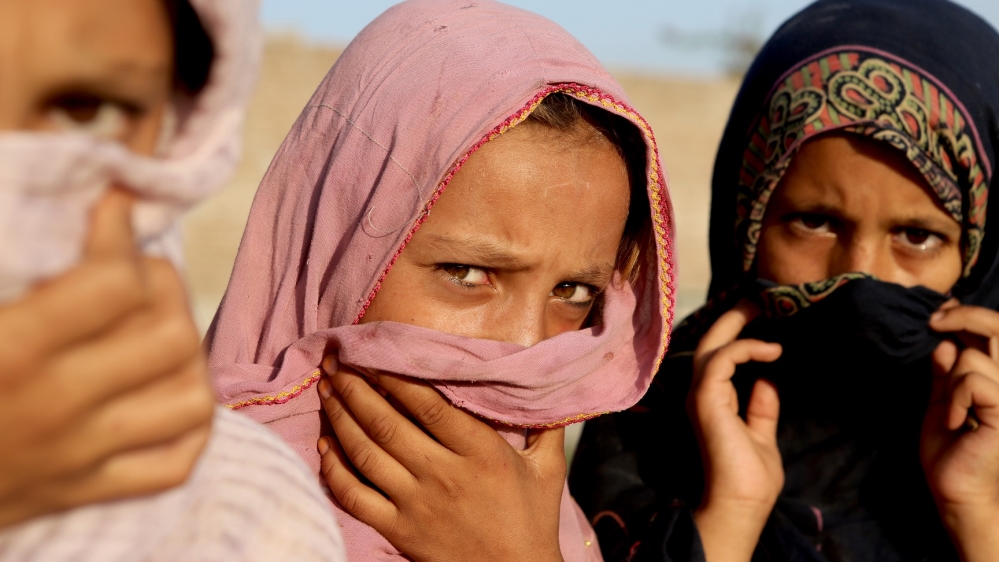 Khudai Nazar and his siblings have not attended school. [Preethi Nallu/Al Jazeera]