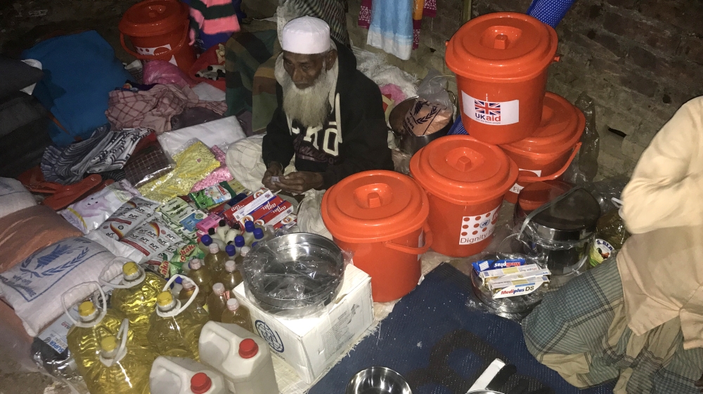 Rohingya sell food aid to buy fish and vegetables