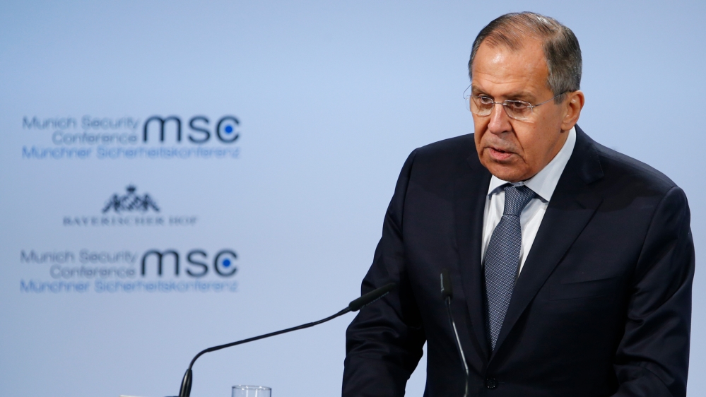 Lavrov Munich Germany Russia meddling