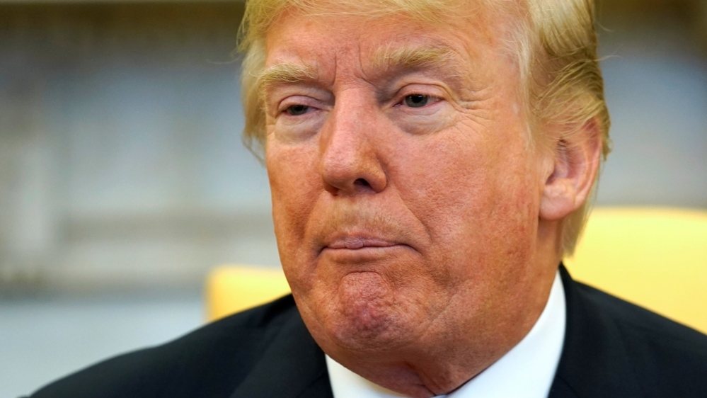 President Donald Trump meets with North Korean defectors