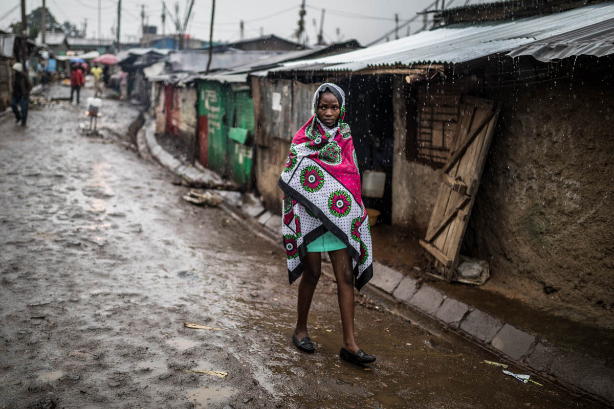 In Kibera, women and children bear the burnt of heavy rains