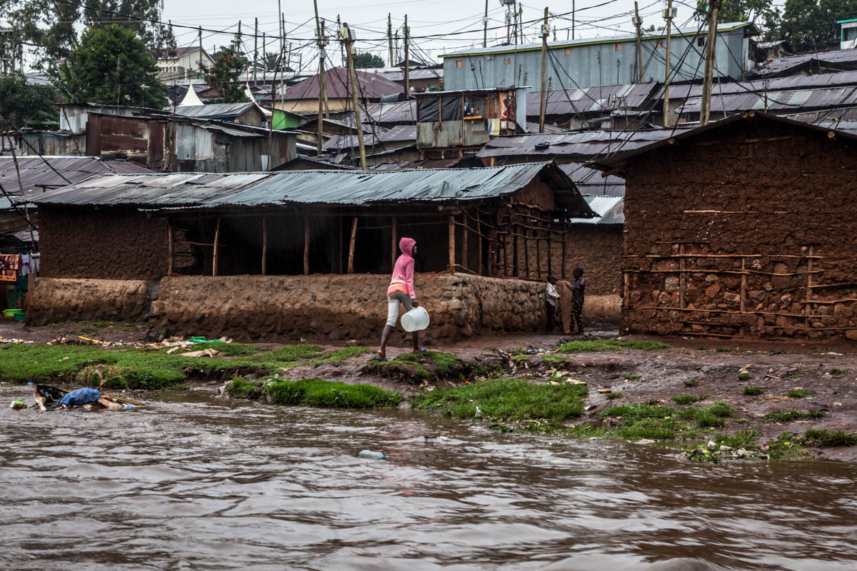 In Kibera, women and children bear the burnt of heavy rains 