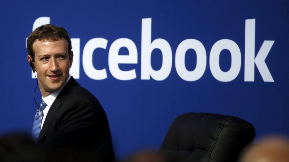 File photo of Facebook CEO Mark Zuckerberg during a town hall at Facebook''s headquarters in Menlo Park, California