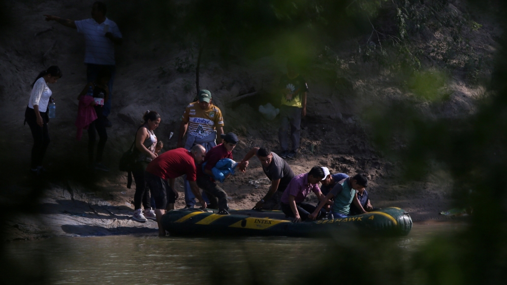 Migrants trying to reach US