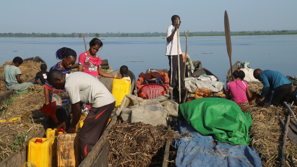 Some 4,500 doses of the Ebola vaccine have been shipped to Mbandaka [Kenny Katombe/Reuters]
