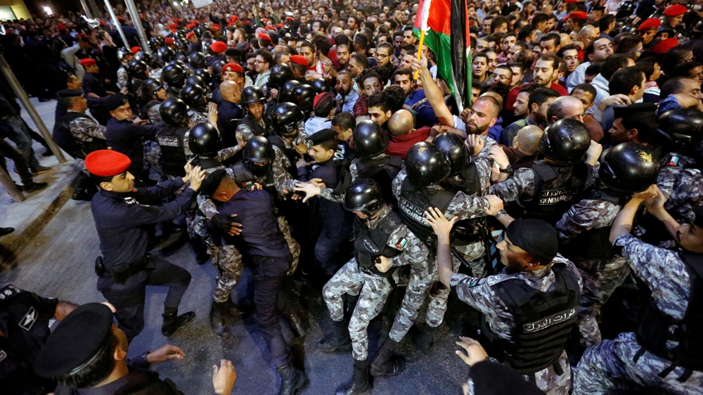 Jordan protests