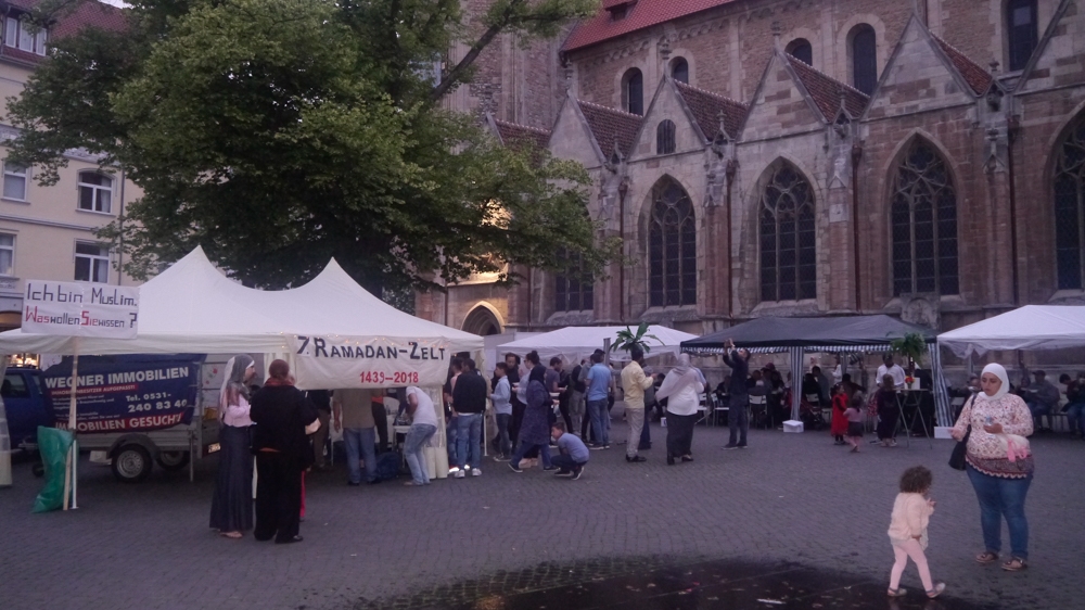 Brunswick's Muslims opened the Ramadan tent for the seventh consecutive year [Yermi Brenner/Al Jazeera]