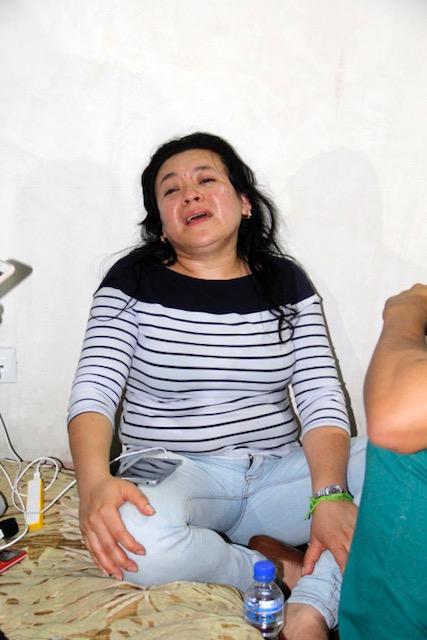 Norma Ascona works in the colonial City of Antigua, about 45 minutes away from San Miguel Los Lotes [Imer Lucero/Immagine Profesionale/Al Jazeera]