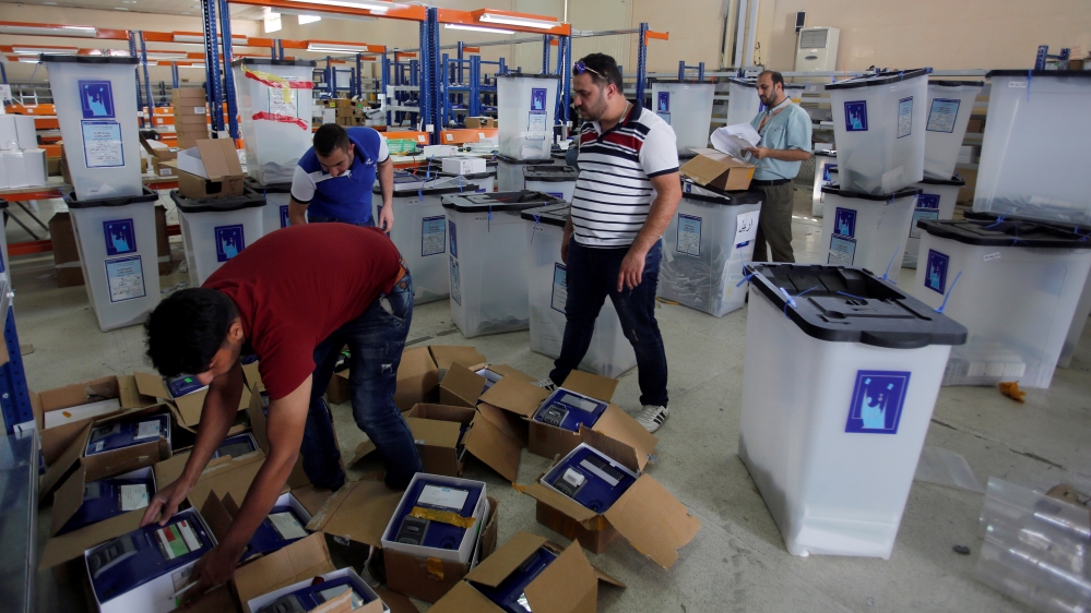 Iraq election ballots