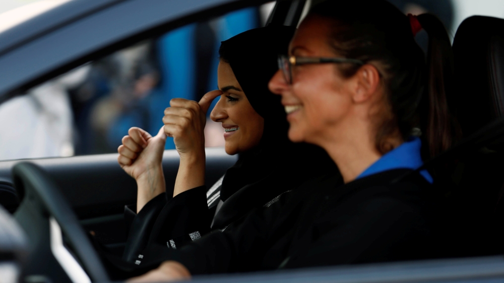 Saudi women driving