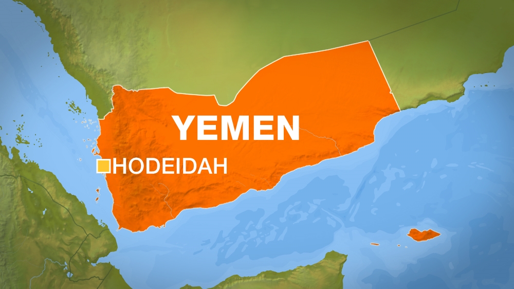 Map of Hudaida, Yemen