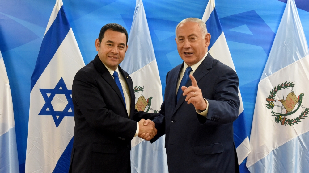 Guatemala - Israel embassy ceremony Reuters