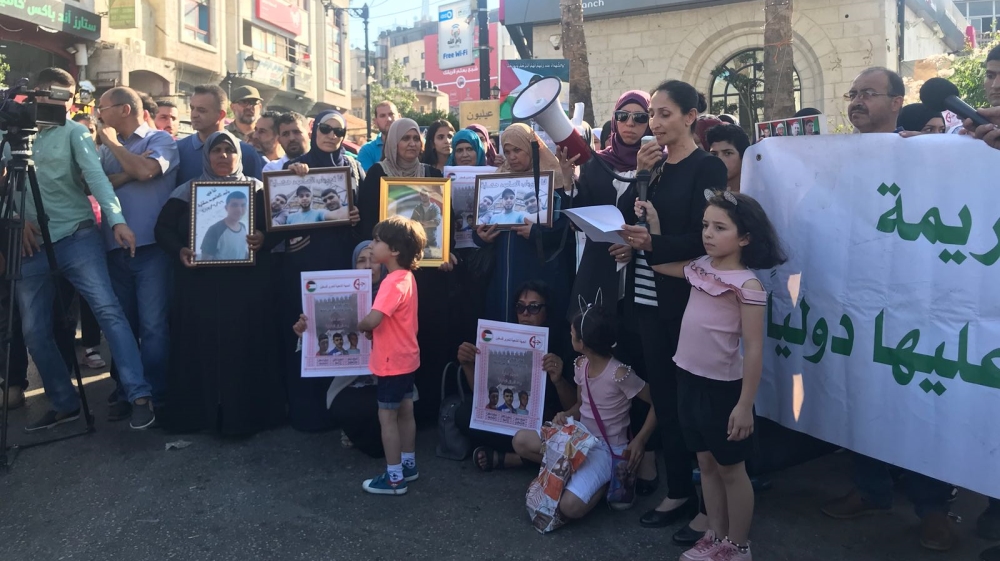 Azhar Abu Srour: 'We cannot bid our boys farewell or bury them with dignity' [Zena Tahhan/Al Jazeera]