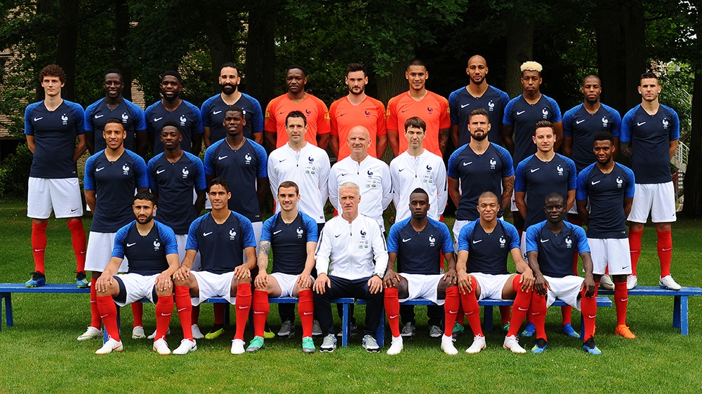 The official French football team photo [Frederic Stevens/Getty Images]