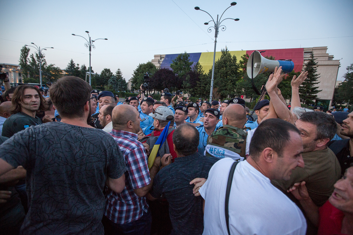 7. “I think that protest is still one of the most powerful weapons we have, because the party in power has taken over the Romanian politics and the opposition is too weak to work together and act like