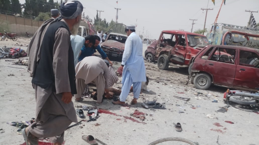 The explosion occurred hours after polls opened in Quetta [Saadullah Akhtar/Al Jazeera]