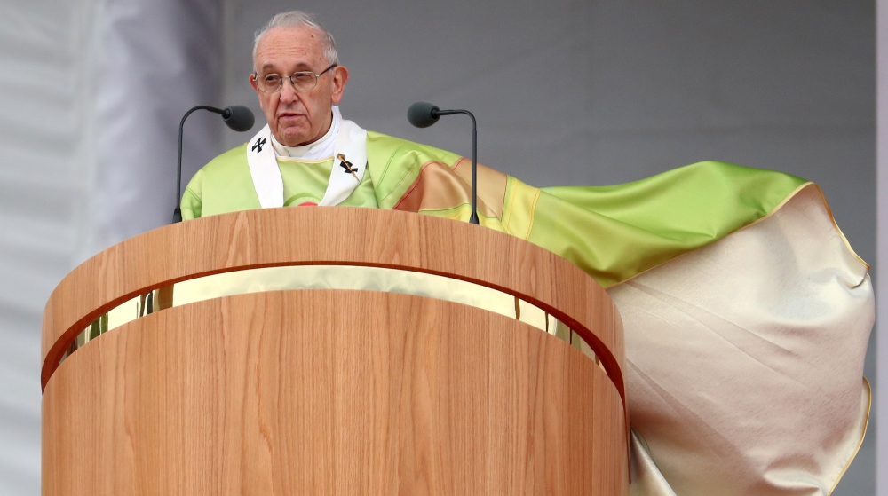 Pope Francis leads the World Meeting of Families closing mass in Phoenix Park