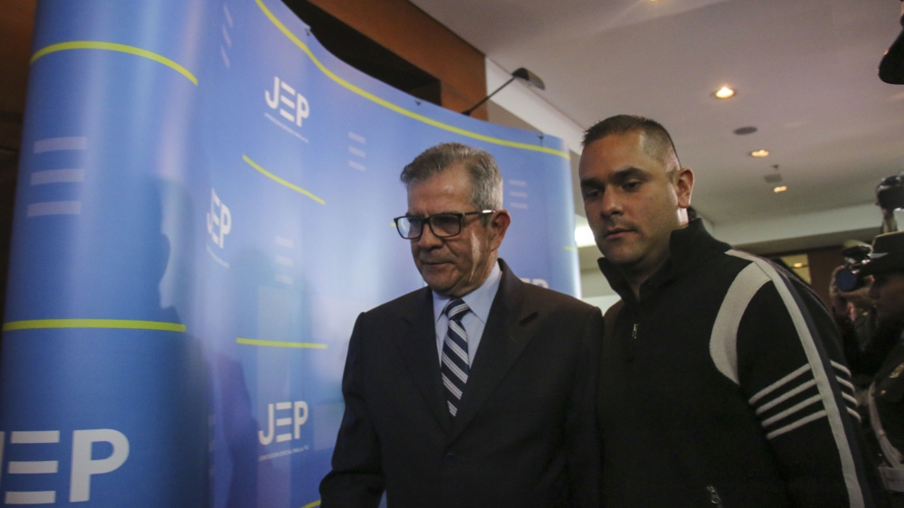 Montoya is under investigation by the prosecutor's office for his alleged role in 44 extrajudicial killings [Christina Noriega/Al Jazeera] 