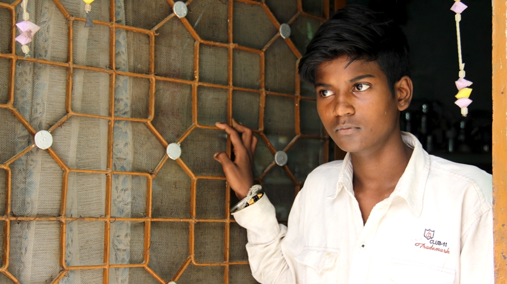 Vishal Kumar, 16, survived the Ghazipur landfill disaster in September last year [Nasir Kachroo/Al Jazeera]