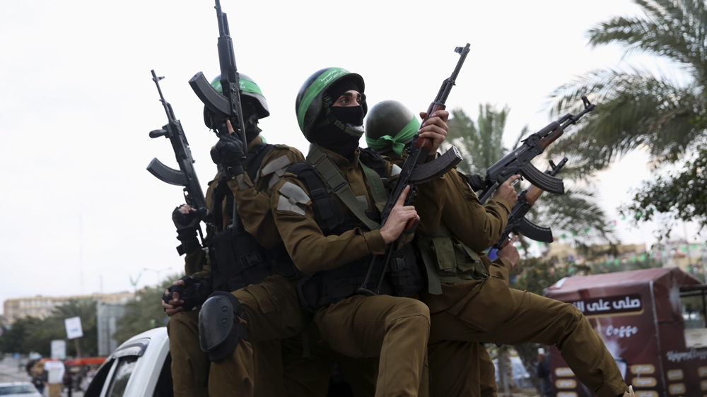 Members of al-Qassam Brigades, Hamas's military wing in Gaza [File AP Photo/Adel Hana]