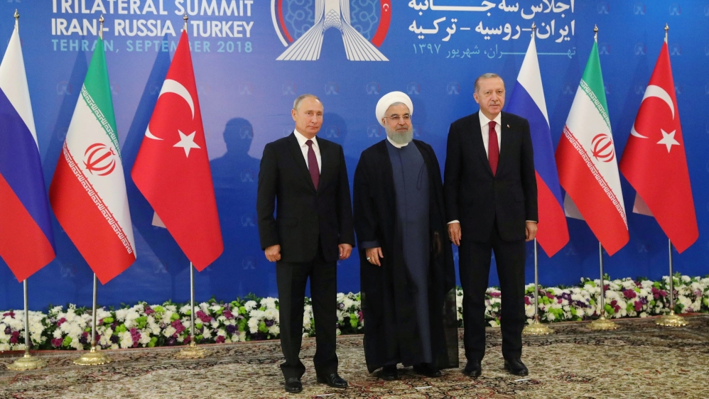 President Putin of Russia, Rouhani of Iran and Erdogan of Turkey meet in Tehran