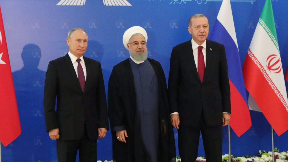 President Putin of Russia, Rouhani of Iran and Erdogan of Turkey meet in Tehran