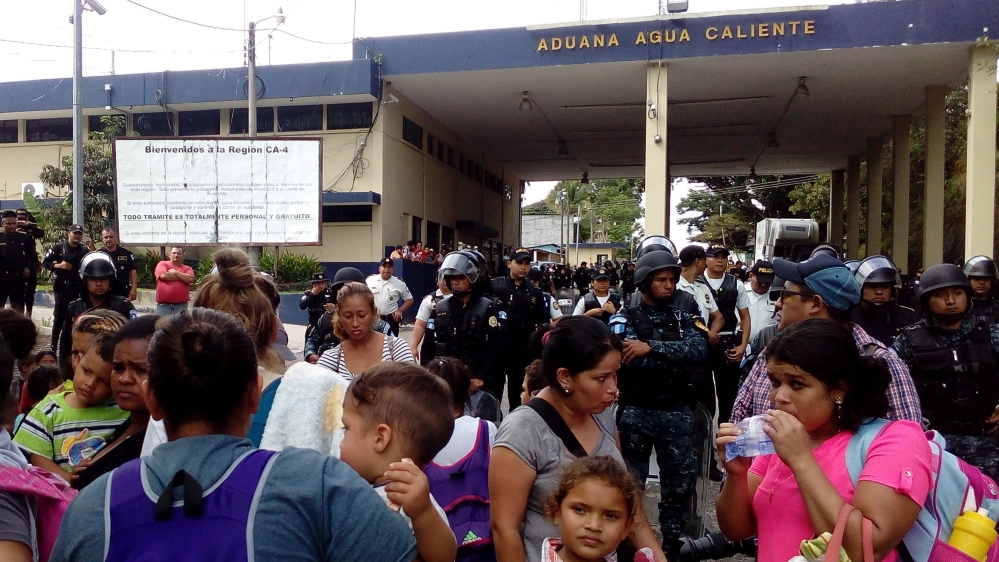 Women and girls make up nearly half of the first wave of the exodus [Sandra Cuffe/Al Jazeera]