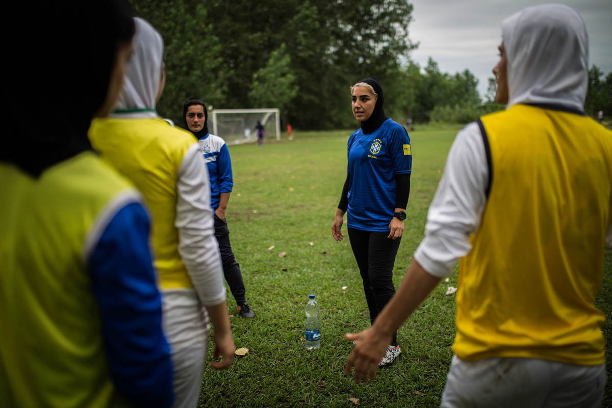 What''s it like to be a female football player in Iran?
