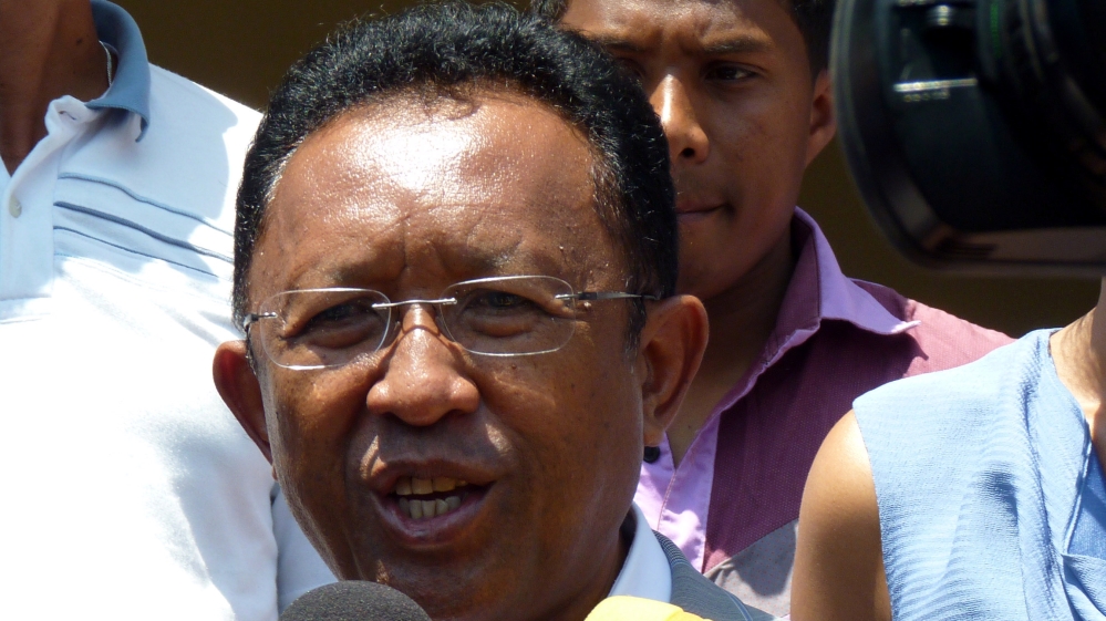 Former Malagasy President and Presidential candidate Hery Rajaonarimampianina