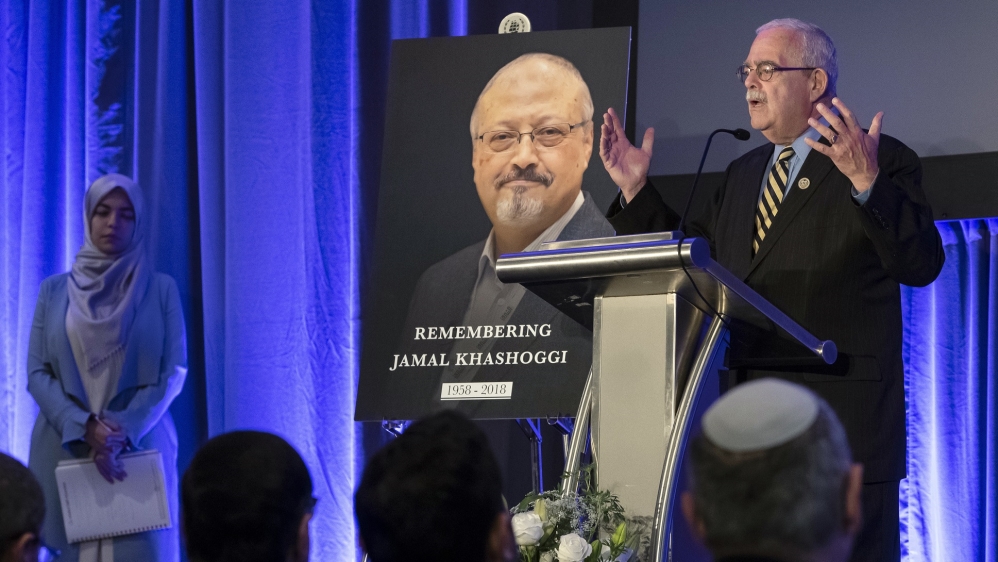 Congressman Gerry Connolly speaks at Friday's event [J Scott Applewhite/AP Photo]