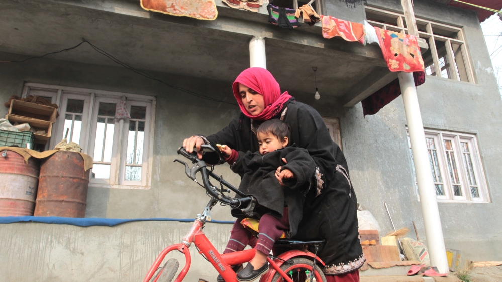 At 18 months, Hiba Nasir is Kashmir's youngest pellet gun victim. Authorities have described her injuries as 'unfortunate collateral damage' [Shuaib Bashir/Al Jazeera]