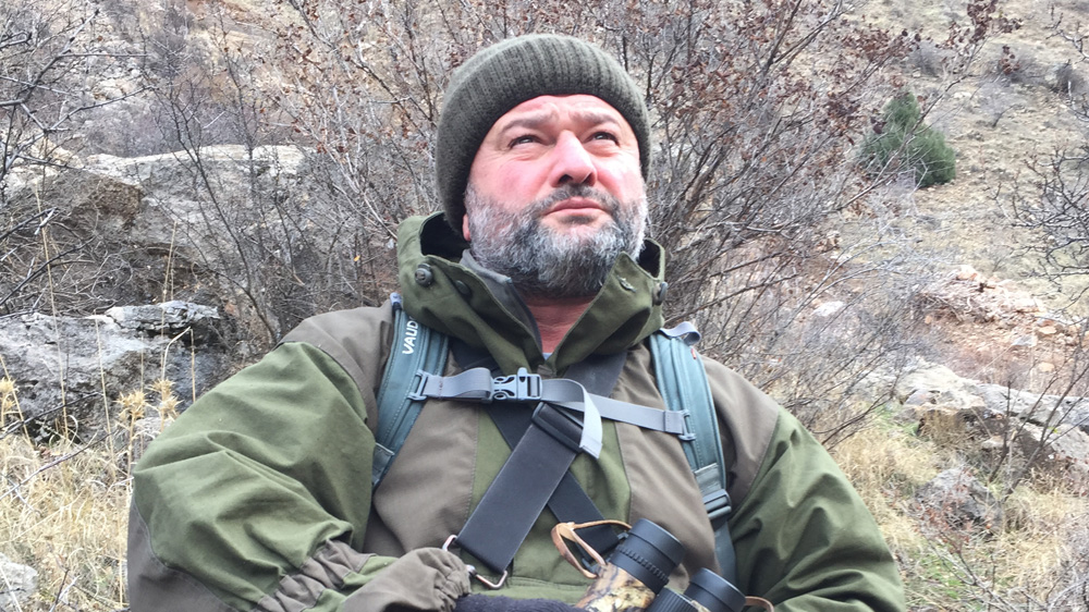 It's been 19 years since wildlife specialist Alexander Malkhasyan, has actually seen a Caucasian leopard [Glenn Ellis/Al Jazeera]