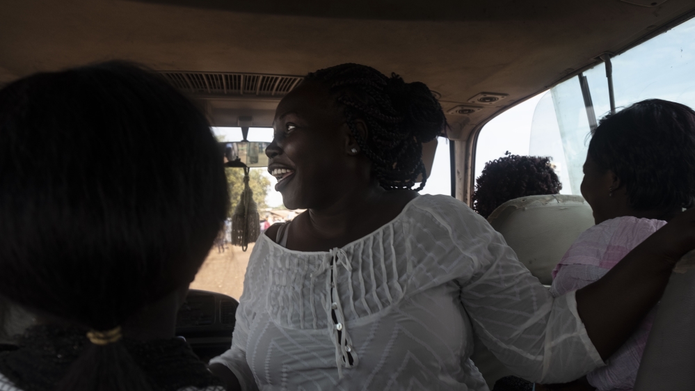 Psychologists and policemen drive through Juba three times a month to pick up and care for mentally ill homeless people [Jasmin Bauomy/Al Jazeera]