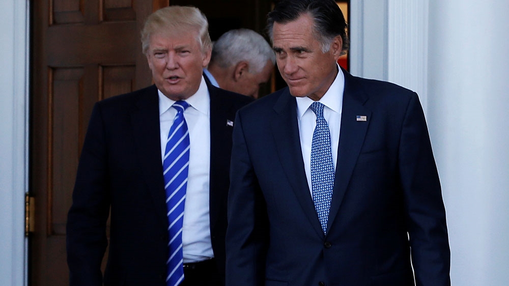 Mitt Romney and Trump