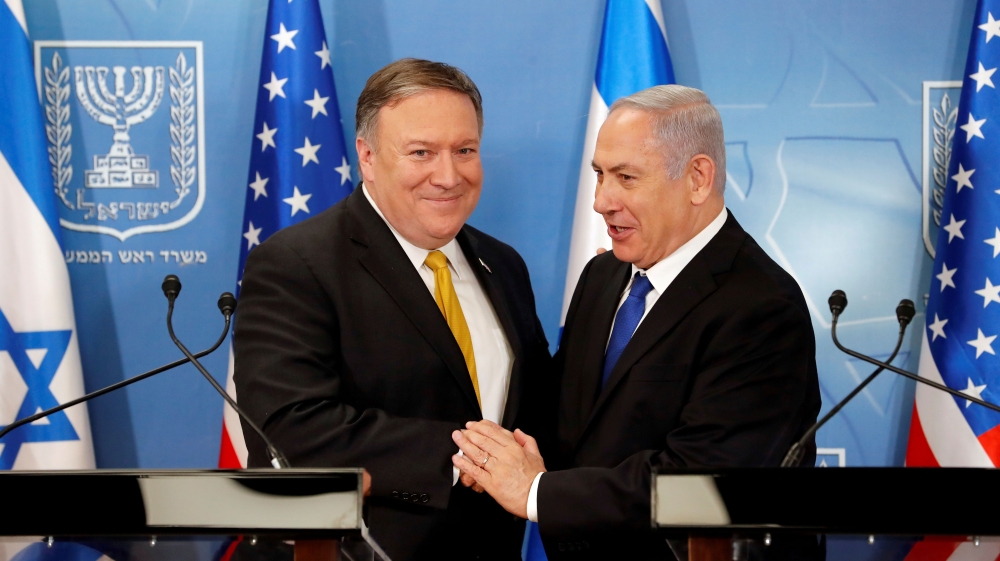 Pompeo and Bibi get close