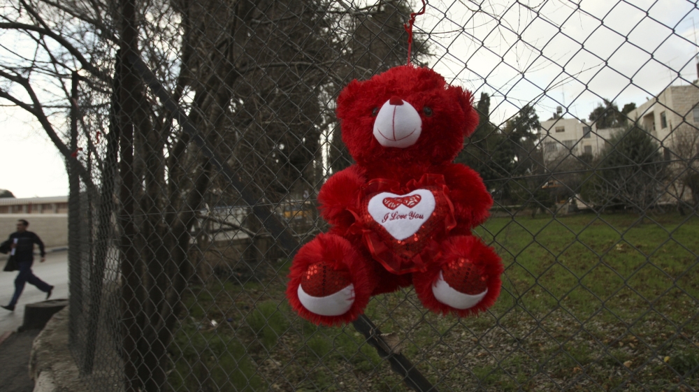 Valentines in Palestine Reuters
