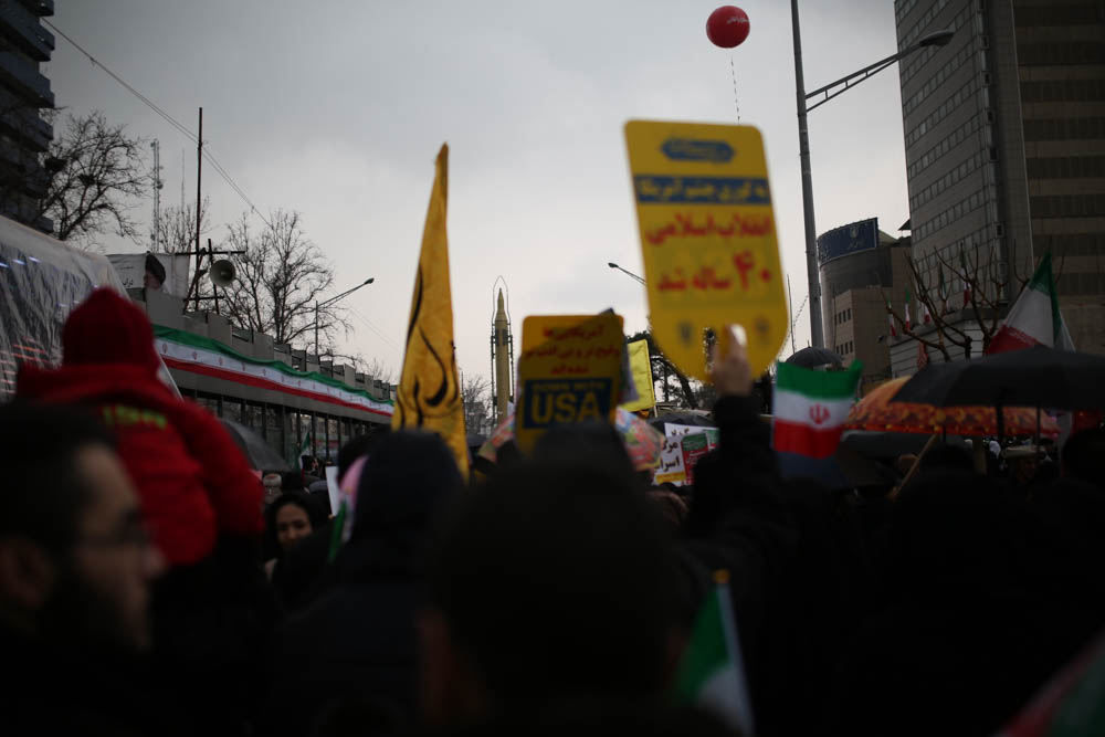 Iran Revolution at 40 [Mohammad Ali Najib/Al Jazeera]