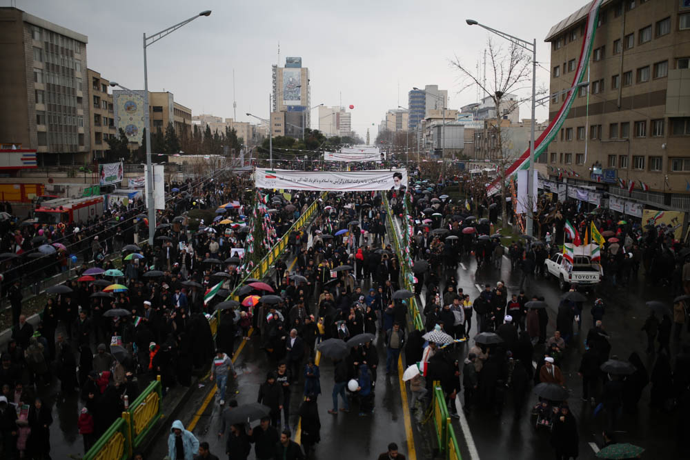 Iran Revolution at 40 [Mohammad Ali Najib/Al Jazeera]