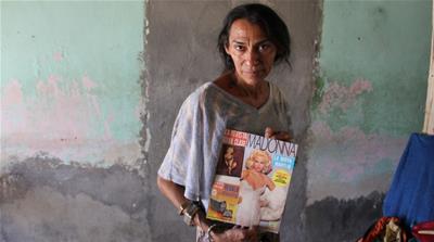 'Madonna' Badillo adopted her moniker from the famous US pop star [Steven Grattan/Al Jazeera] 