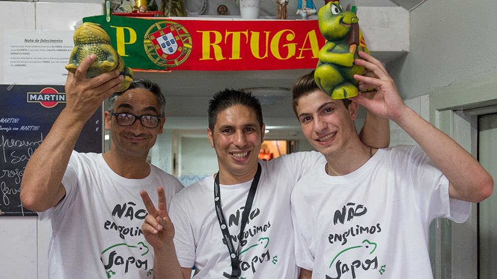 Roma rights activists in Gondomar [Courtesy of Rui Farinha]