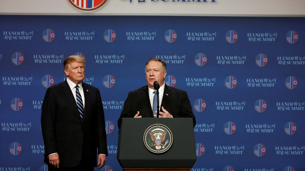 Pompeo says he hopes the two countries will move closer to a deal in the future [Jorge Silva/Reuters]